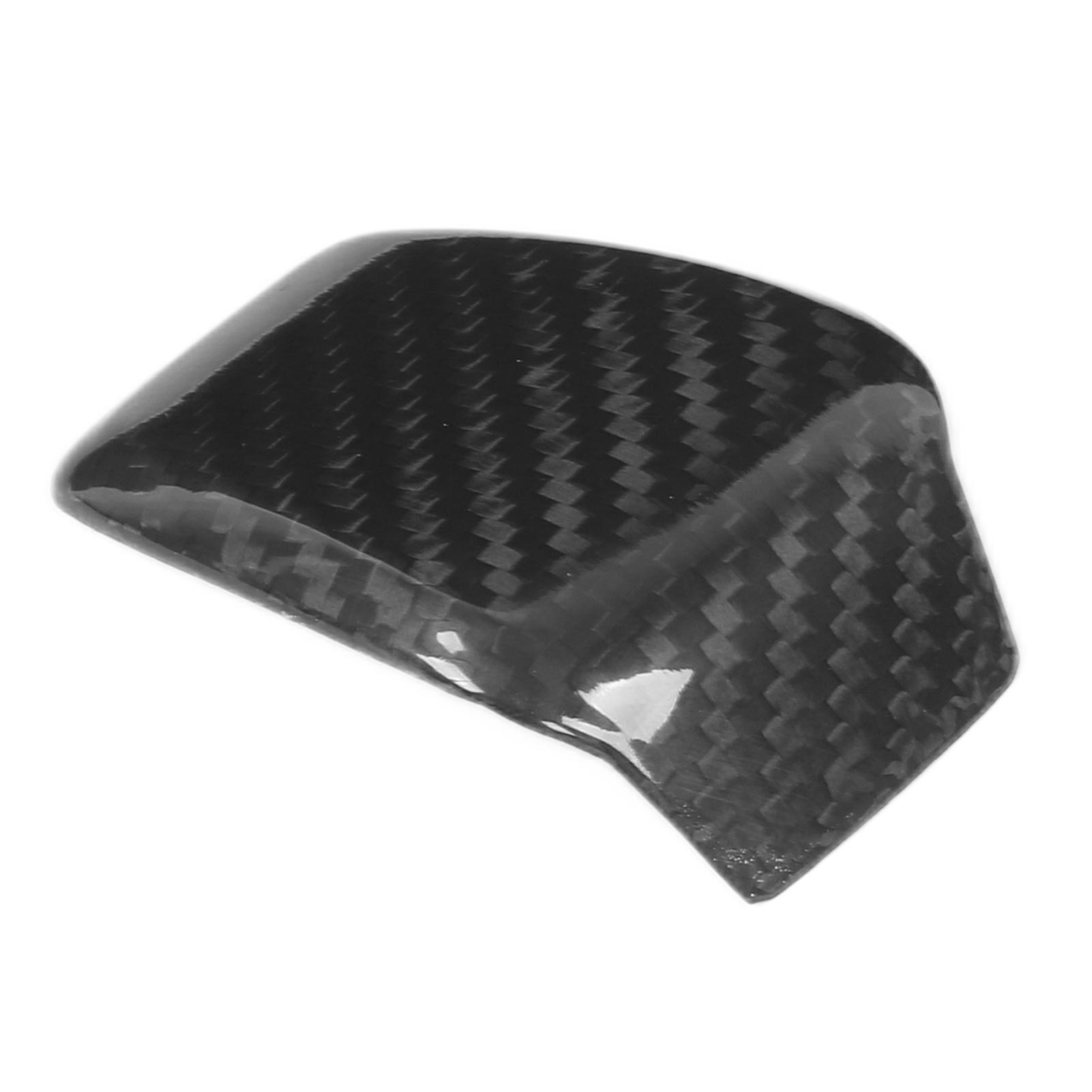 

Car Steering Wheel V Frame Base Cover Carbon Fiber Replacement for Alfa Romeo Giulia Stelvio 20‑21