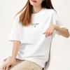 New Balance T Shirts Unisex White Crew Neck Moderate Straight Fit 5EC23033-WT