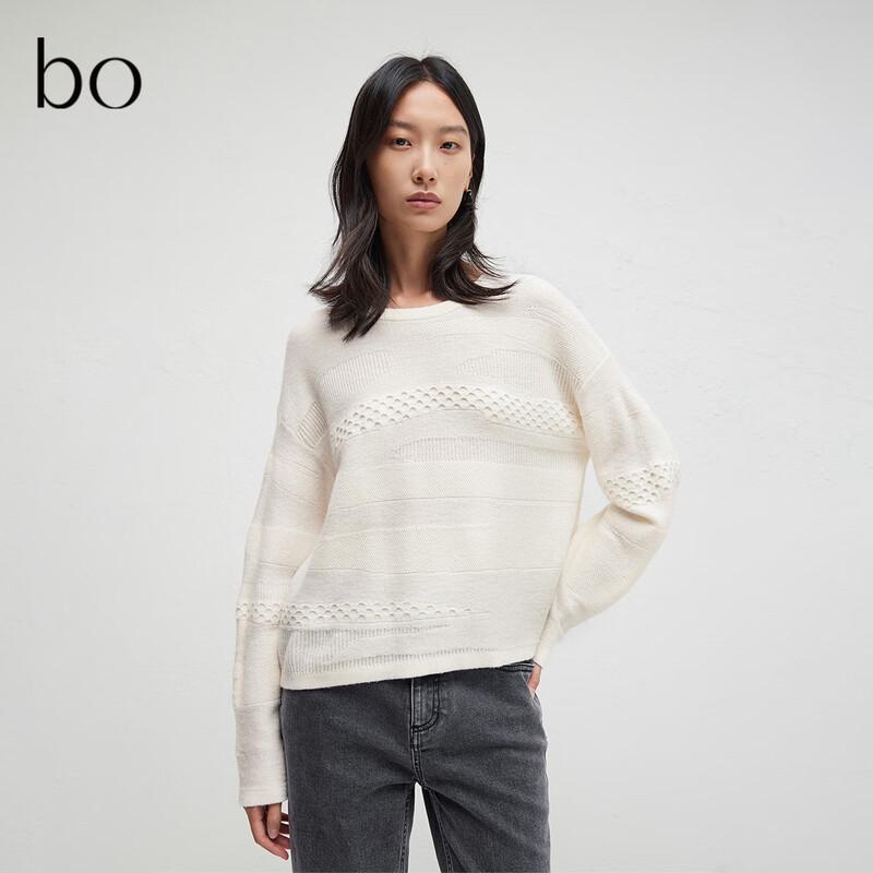 

Bo Autumn Floral Knit Round Neck Sweater S