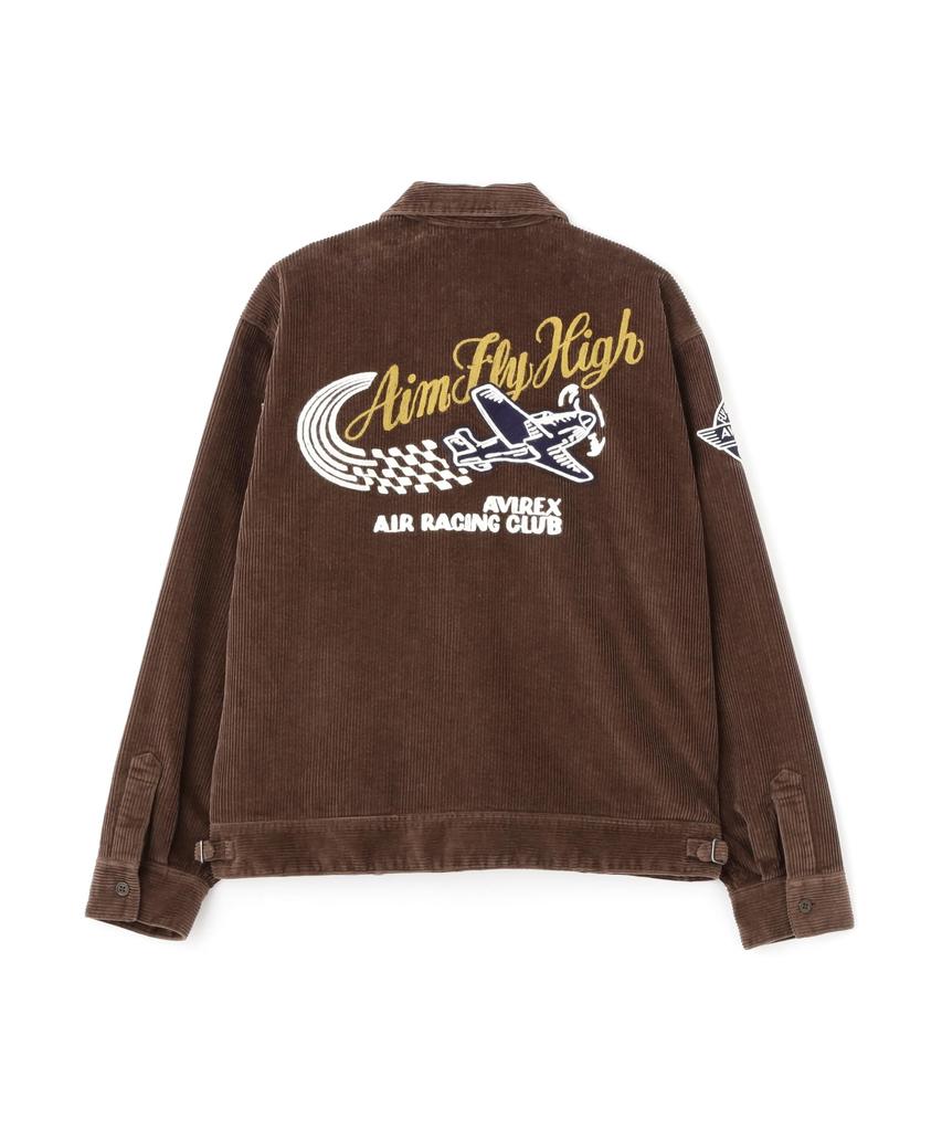 AVIREX A.A.R.C CORDUROY SWING TOP 783-5252019 2XL brown