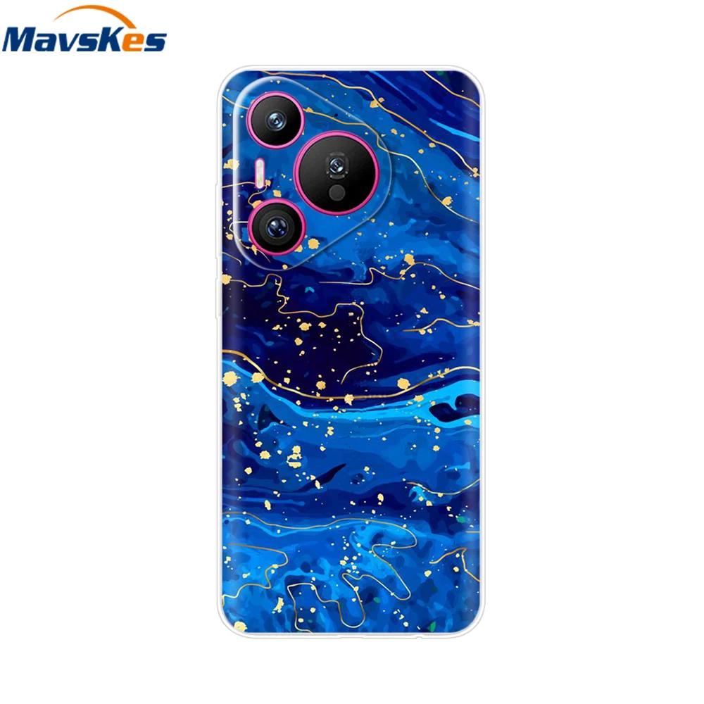 For Huawei Pura 70 Pro Case Pura 70 Clear Back Cover Pretty Girl Bumper Soft TPU Funda For Huawei Pura 70 Pro+ Pura70 Ultra Capa