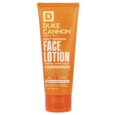 Daily Defense Face Lotion, Mineral Sunscreen, SPF 32, Light Citrus, 3 Fl Oz (88 Ml)