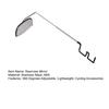 Cycling Glasses Rearview Mirror 360 Degrees Adjustable Lightweight Bicycle Eyeglasses Mount Rear View