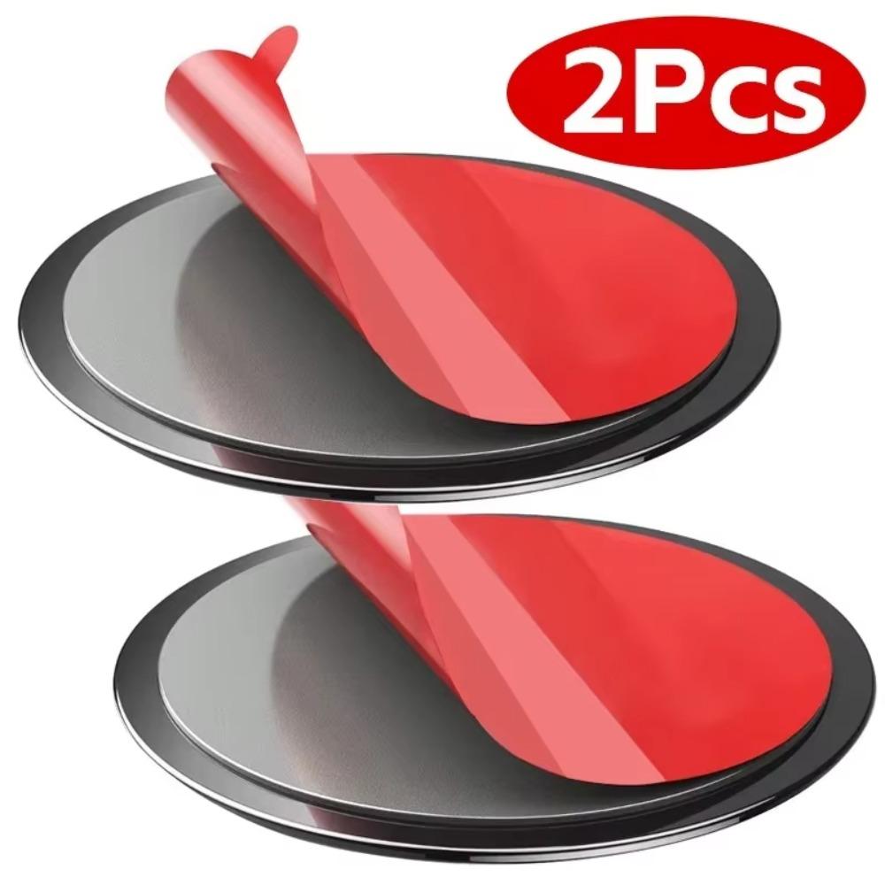 

2PCS Disc Pad Base Mobile Phone Sticker Suction Cup Adhesive Adhesive Sticker GPS Holder Car Use Style 1