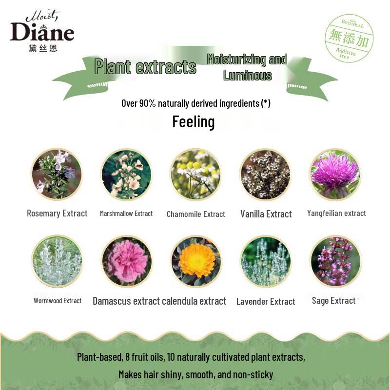 Moist Diane Shampoo & Conditioner Set - Moisture & Shine