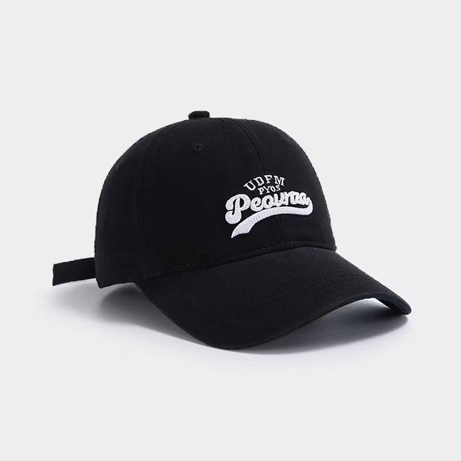 Women's New Big Head and Baseball Cap Showing Face with Small Korean Version Casual and Versatile Couple Baseball Cap Men