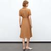 JESSIE French Style Lapel Waist Dress