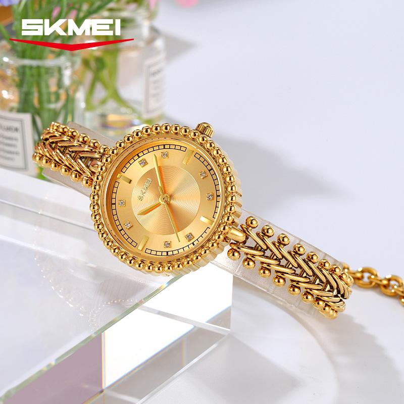 Skmei Quartz Watch for Women 3bar Waterproof Date Stainless Steel Business Fashion Casual Women's Watch 2548