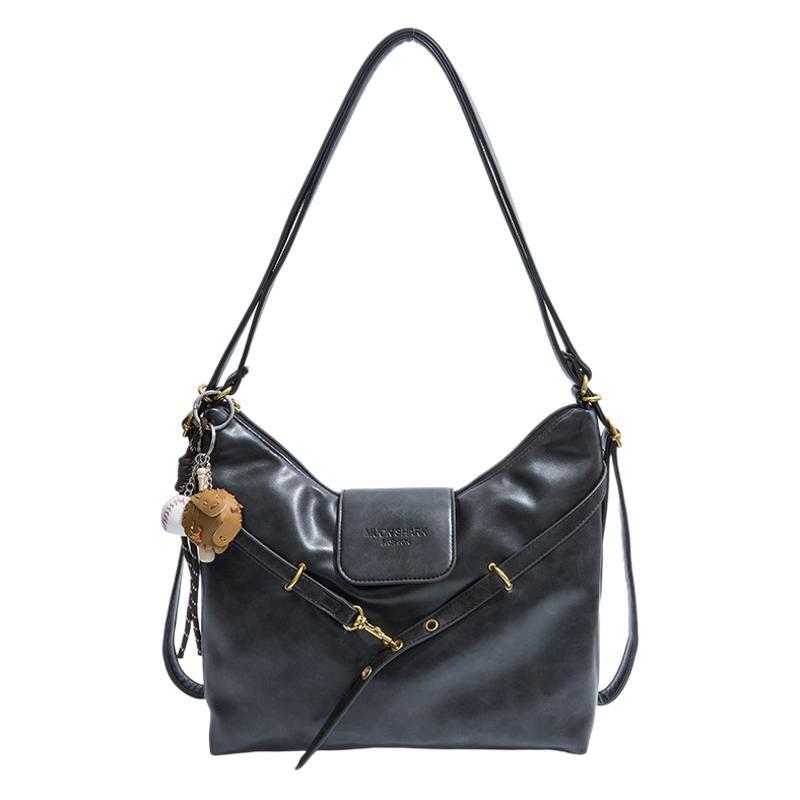 Casual Large-capacity Bag Women's 2025 Autumn and Winter New Commuter Shoulder Bag Solid Color Trendy Messenger Women's Backpack