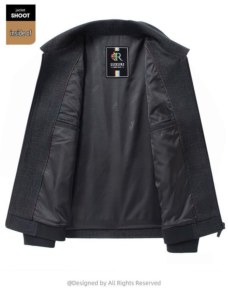 Men's Casual Spring & Autumn Jacket for Middle-Aged and Elderly Dads