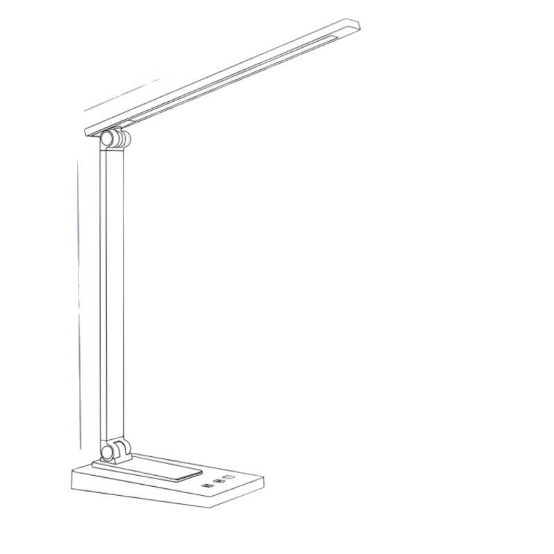 Dobíjecí a síťová stolní lampa šetrná k očím