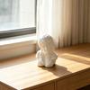 Statua Busto di Ragazza, Statuetta Testa di Ragazza Stampata in 3D con Occhi Chiusi per Casa, Soggiorno, Camera da Letto, Scaffale, Scrivania