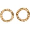 Mini Wicker Christmas Wreath 6 Cm 4 Pieces
