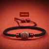 Peachwood Zodiac Red Rope Bracelet Men's Lucky Beads Woven Hand Strap Girls Kids Natural Cinnabar Bracelet Snake