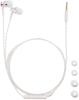 ONKYO Inner-Ear Semi-Open Headphones with Microphone, White, E300MW