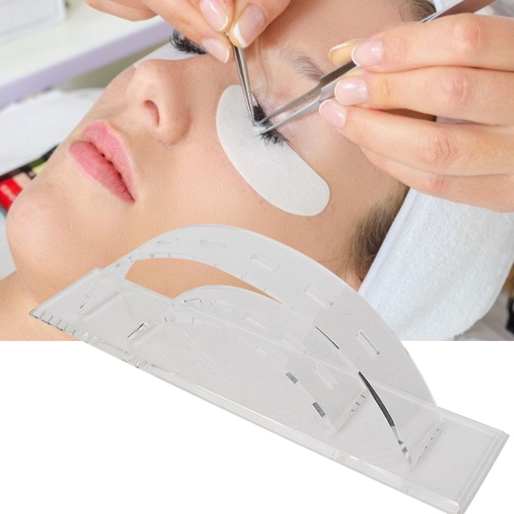 Acrylic Transparent 6 Holes False Eyelashes Grafting Tweezers Rack Display Stand Storage Rack