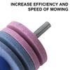 Multipurpose Quick Sharpening Stones for Lawnmower Portable Sharpeners Grinding Drill Cuts Garden Maintenance Tool 4pcs
