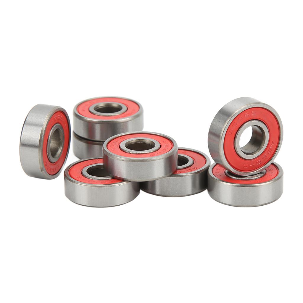 8Pcs 608 ABEC 9 Bring Carbon Steel Sled Brings 8x22x7mm for Roller Skates Dance Boards