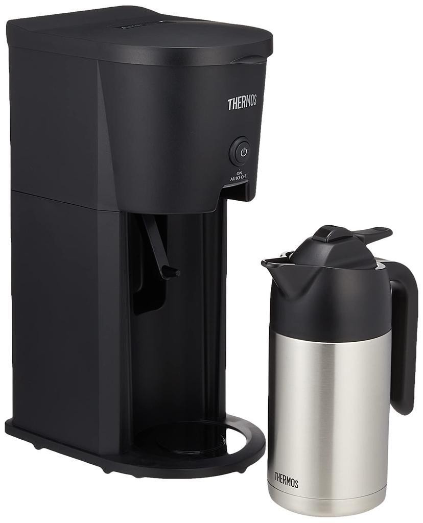 THERMOS Vacuum Insulated Coffee BK Maker, 0.63L, Black, ECJ-700