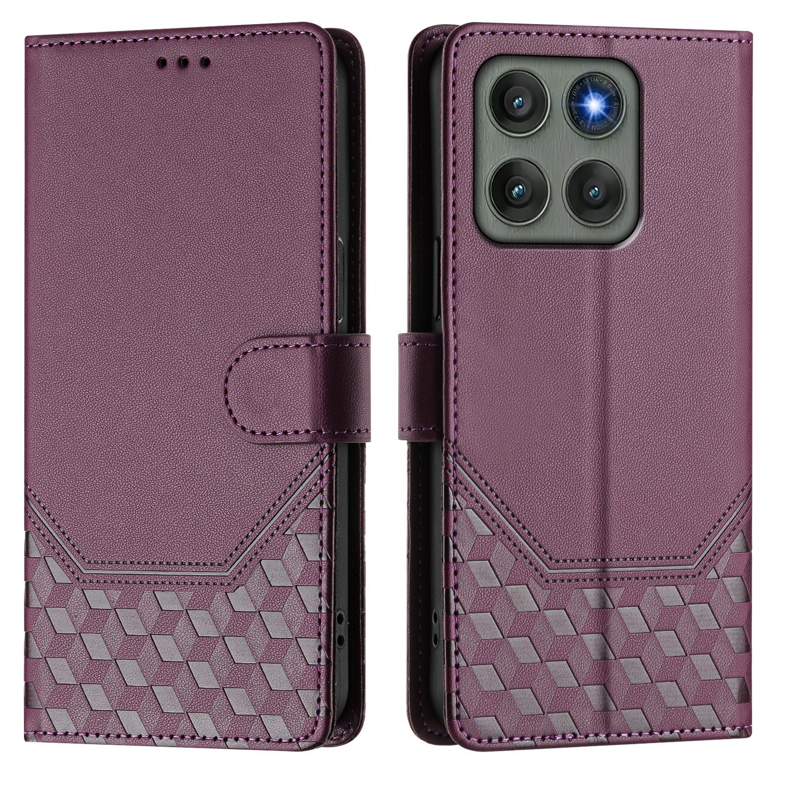 Dark Purple Leather