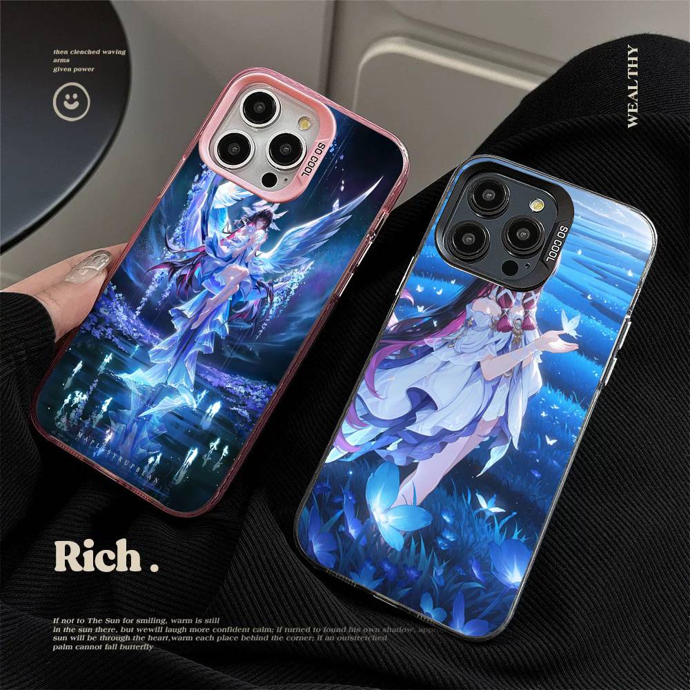 Genshin Impact Columbina For iPhone 17 16 15 14 13 12 11 Pro Max Plus Matte Color Back Phone Cover
