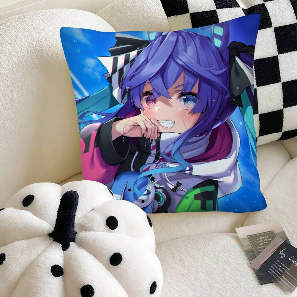 Twin Turbo Hot Anime Umamusume Pillow Case Square Pillow Bedroom Sofa Leisure Comfort Cushion Car Home Decoration