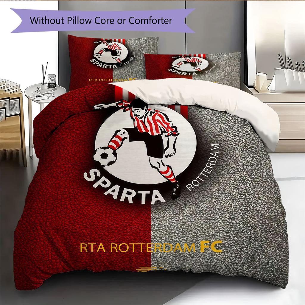 Sparta Rotterdam Bedding Quilt Set Quilt Cover Pillowcase Home Decoration Birthday Gift (1 * duvet cover + 2 * pillowcase, without core)
