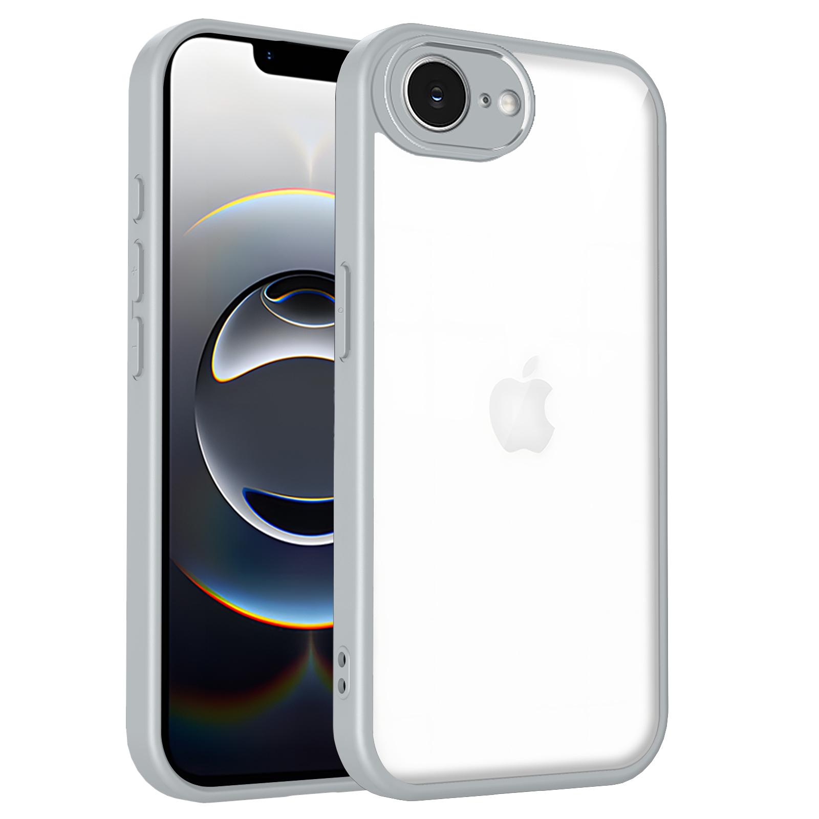 

EUCAGR For iPhone 17E 17 Air 17 Pro Max Case Air Cushion Shockproof Silicone Bumper Clear Matte Back Cover Hard Phone Case iPhone 17E сірий колір