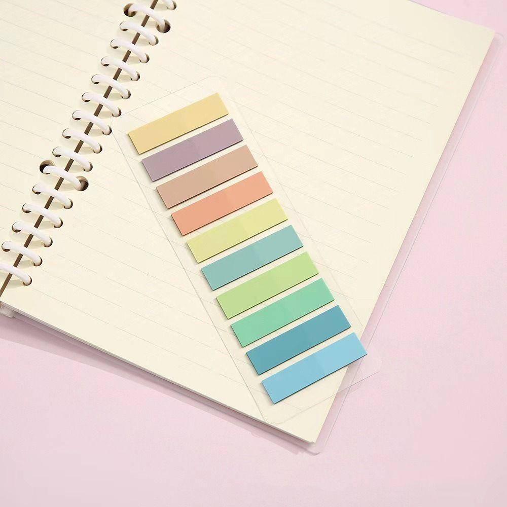 Multi Color Index Tabs Set Waterproof Page Marker Tabs Annotation Tabs Label Stickers Stationary