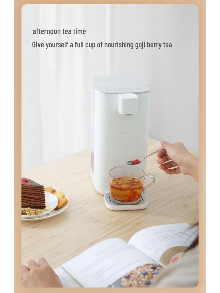 Instant Hot Water Dispenser with Adjustable Temperature, 3.0L - Compact, Automatic Tabletop Heating for Home or Office