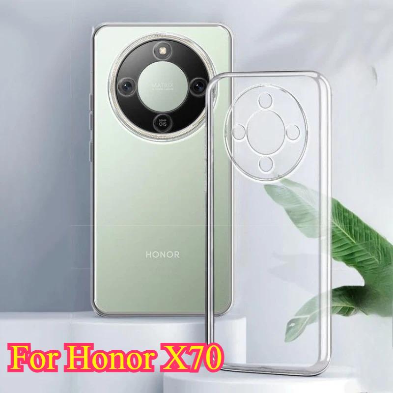 For Honor X9D Slim Soft TPU Clear Phone Case For HonorX70 HONOR HONORX70 Ultra Thin Transparent Soft Silicone Phone Cover