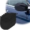 4 Pack Car Side Mirror Cover, Waterproof Car Side Mirror Snow Cover Auto Exterior Rear View Protection for Frost Ice Bird Droppings Rain Universal