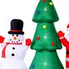 Christmas Inflatable Decorations Built in LED 86.61 Inches Cute Xmas Outdoor Decor for