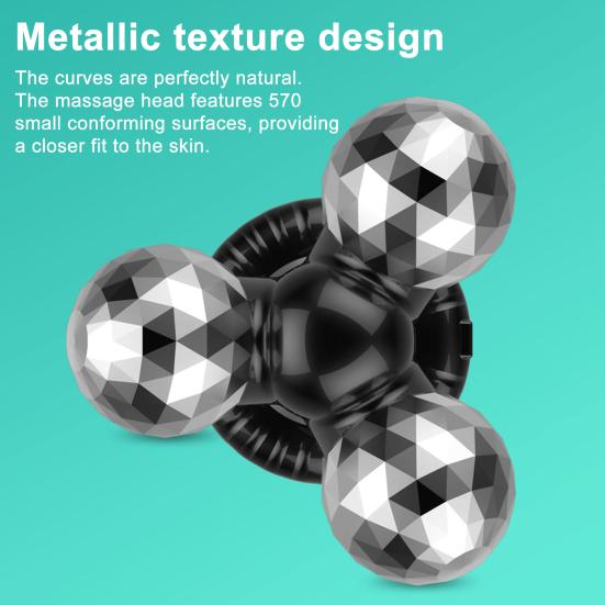 USB Rechargeable Mini Massager Handheld Vibration Therapy for Neck & Shoulders Portable Pain Relief Device