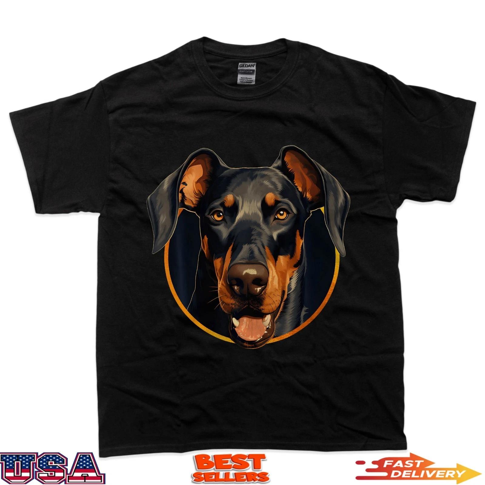 Natural Ear Doberman T-Shirt 4XL