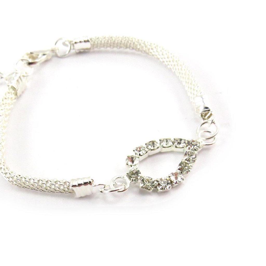 Les Trésors De Lily [J6869] - Weißes Designer-Armband „Sissi“