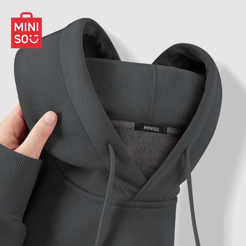 

Мужская толстовка с капюшоном на флисовой подкладке MINISO 3XL