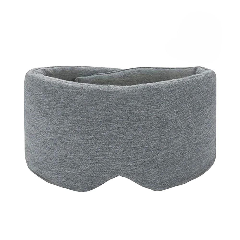 100% Handmade Cotton Sleep Mask Blackout for Side Sleeper,Soft Portable Blackout Eye Covers for Women Men Travel Eyepatch