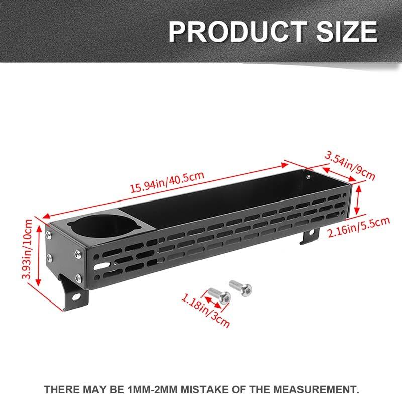 Copilot Armrest Handle Storage Box Organizer Container Aluminum Alloy Accessories Fit for Suzuki Jimny 2019 Up Car Accessories