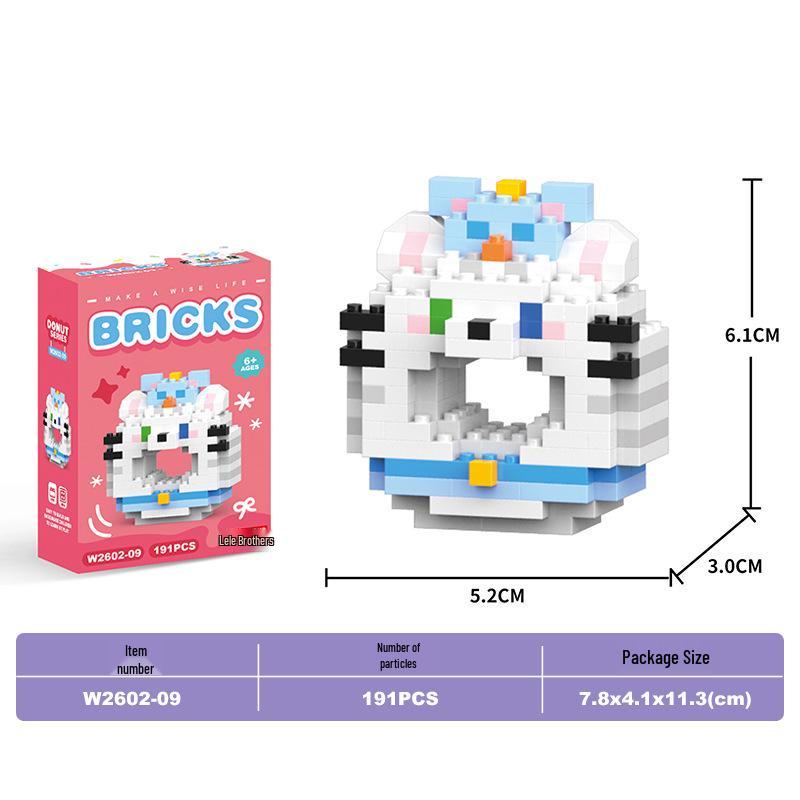 Lele Brothers Micro Building Blocks - Educational Small Animal Sets for Kids, Compatible with Lego, Boys' Toy Gifts