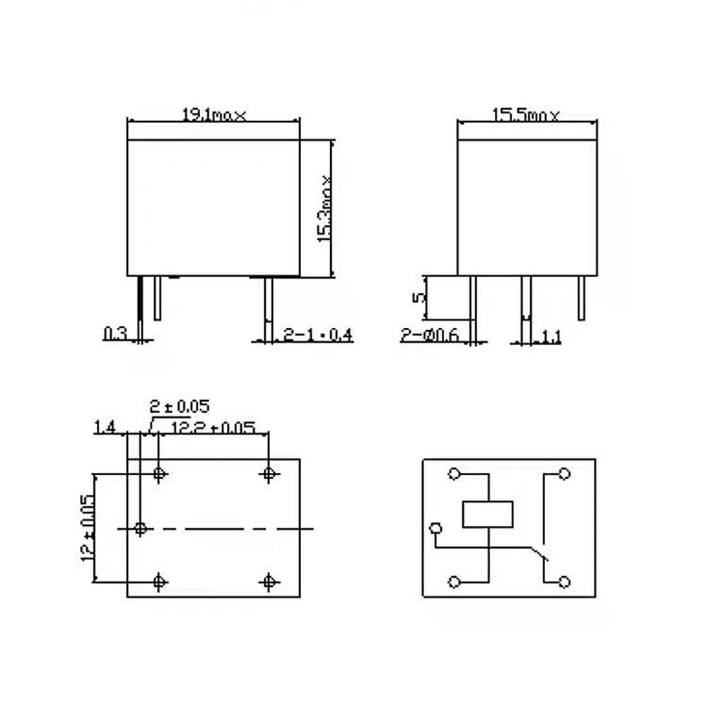 Relays SRD-03VDC-SL-C SRD-05VDC-SL-C SRD-06VDC-SL-C SRD-09VDC-SL-C SRD-12VDC-SL-C 3V 5V 6V 9V 12V 24V 48V 10A 250VAC 5PIN Relays 5