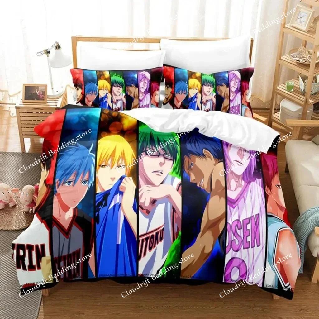 Anime Kuroko's Basketball Bedding Set Boys Girls Twin Queen Size Duvet Cover Pillowcase Bed Kids Adult Home Textileextile026