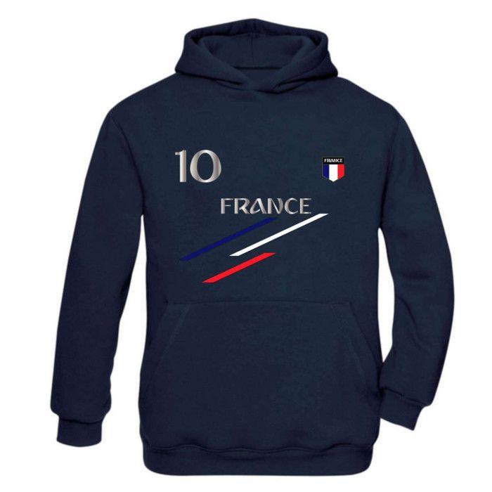 Sweat à Capuche Enfant France – Bleu Marine - Bleu