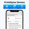 Mini Intelligent Ai Voice Recorder Real-time Transcription Simultaneous Languages Translator Summary Audio Dictaphone Mp3 Player