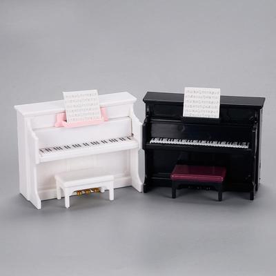 Miniatur-Puppenhaus-Klavierspielzeug - DIY-Mini-Szenenzubehör