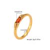 Stainless Steel Retro Ring for Women Does Not Fade, High-end Ring, Niche Stacked Ring Fashion