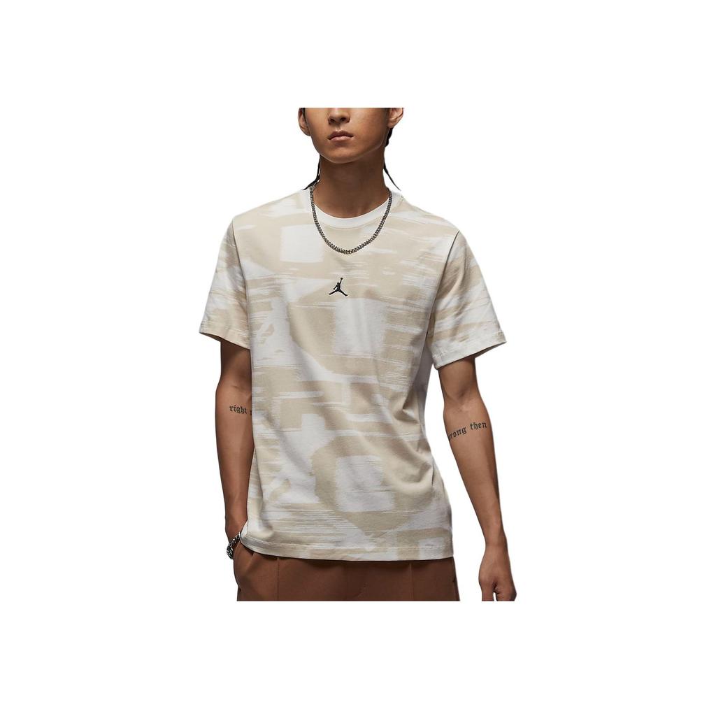 Jordan Mvp Comfortable Crew Neck Pullover Logo Print Short Sleeve T-Shirt Men T-Shirt Coconut-Milk Black FZ1918113