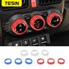 TESIN, aluminiu, buton pentru comutator de aer condiționat, capac inel decorativ pentru Suzuki Jimny JB74 -2022 AC automat