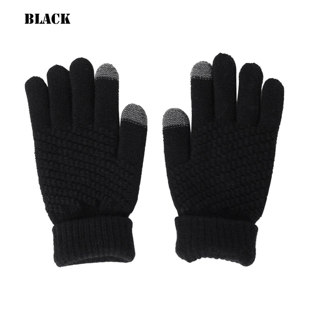 Gifts Women Hand Wrist Touch Screen Knitted Wool Gloves Fingerless Mittens