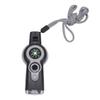 Outdoor Multifunctional 7-in-1 Survival Whistle with LED, Thermometer, and Compass